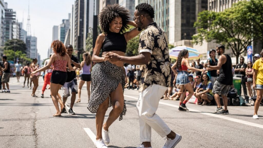 Busca Dança Samba Rock na Paulista acontece todo segundo domingo do mês
