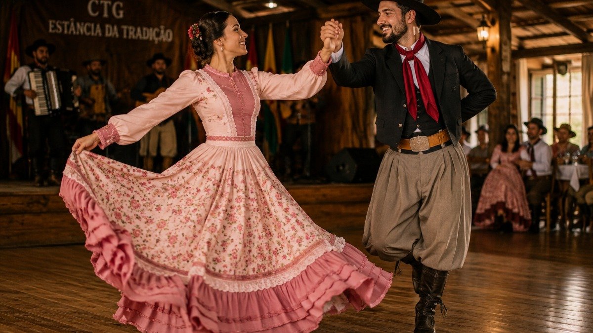 dança gaúcha vanerão chote e ritmos do Sul