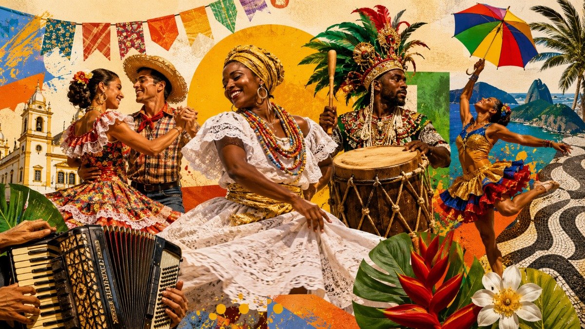 O Brasil tem mais de uma dúzia de danças tradicionais reconhecidas como patrimônio cultural.