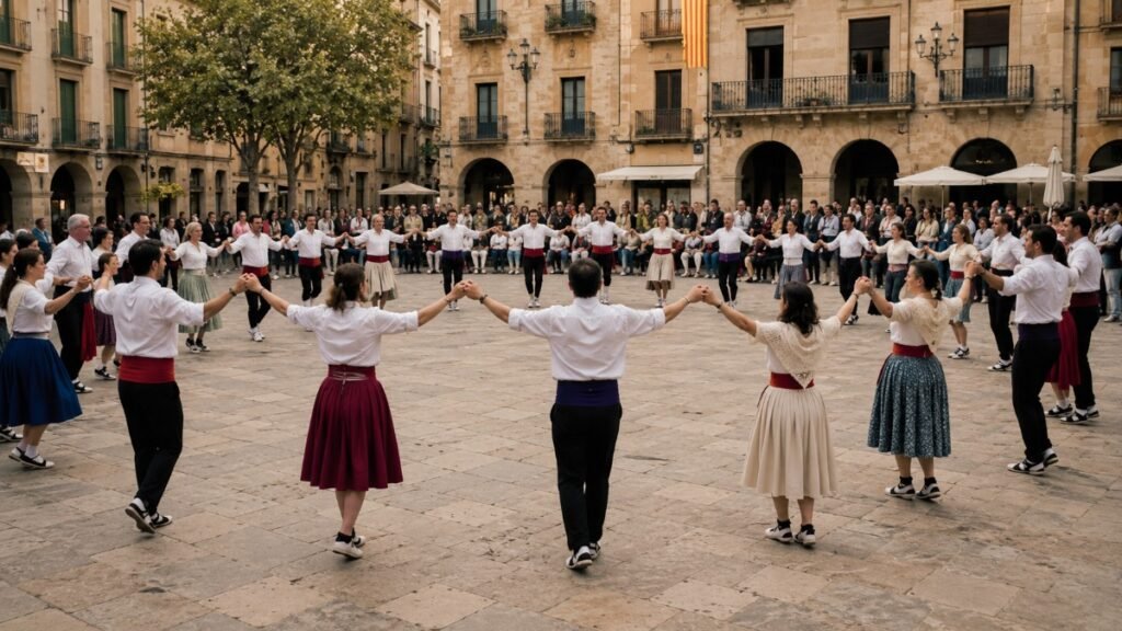 Busca Dança sardana é a dança tradicional da Catalunha dançada em roda