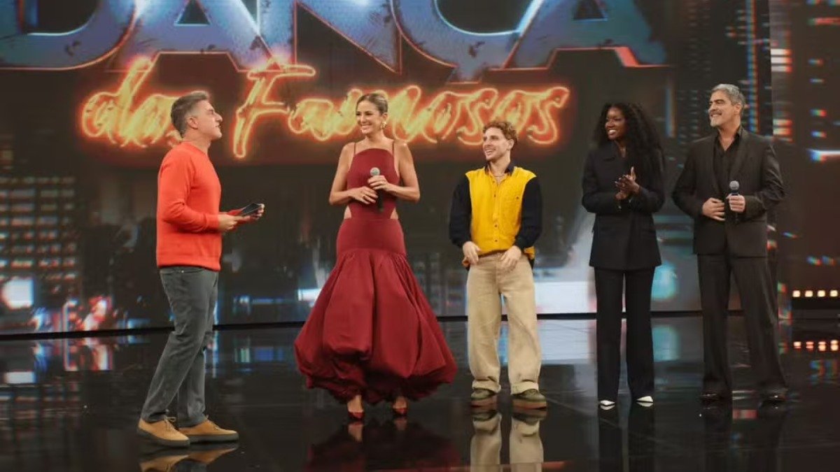 participantes da Dança dos Famosos 2026 no Domingão com Huck