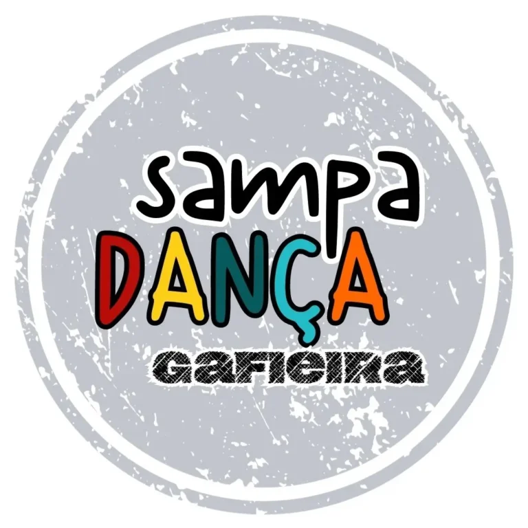 Imagem de perfil do Sampa Dança Gafieira, com o nome do evento em letras coloridas