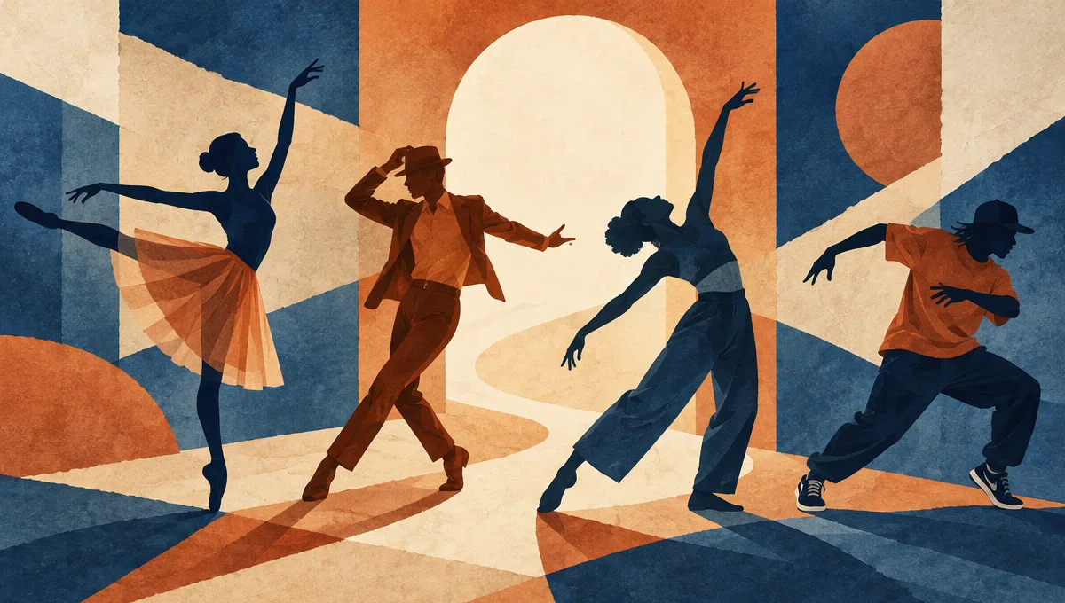 Ilustração conceitual sobre Escola Aberta da SPED tem 120 vagas gratuitas, mas exige experiência em dança